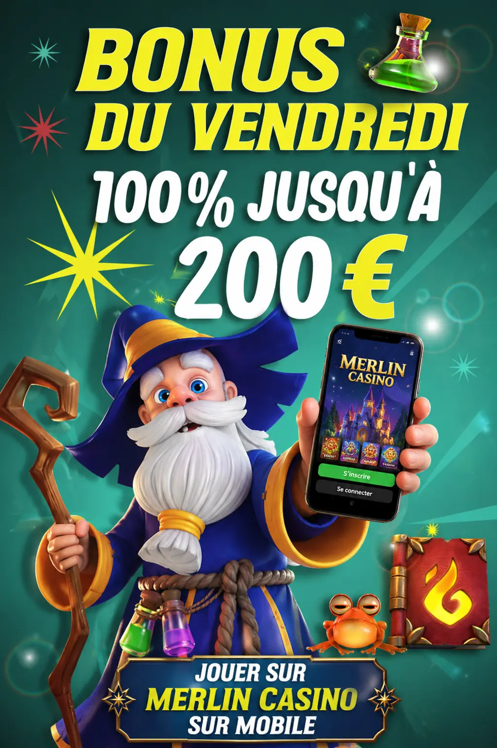 Bonus vendredi 100% 200€