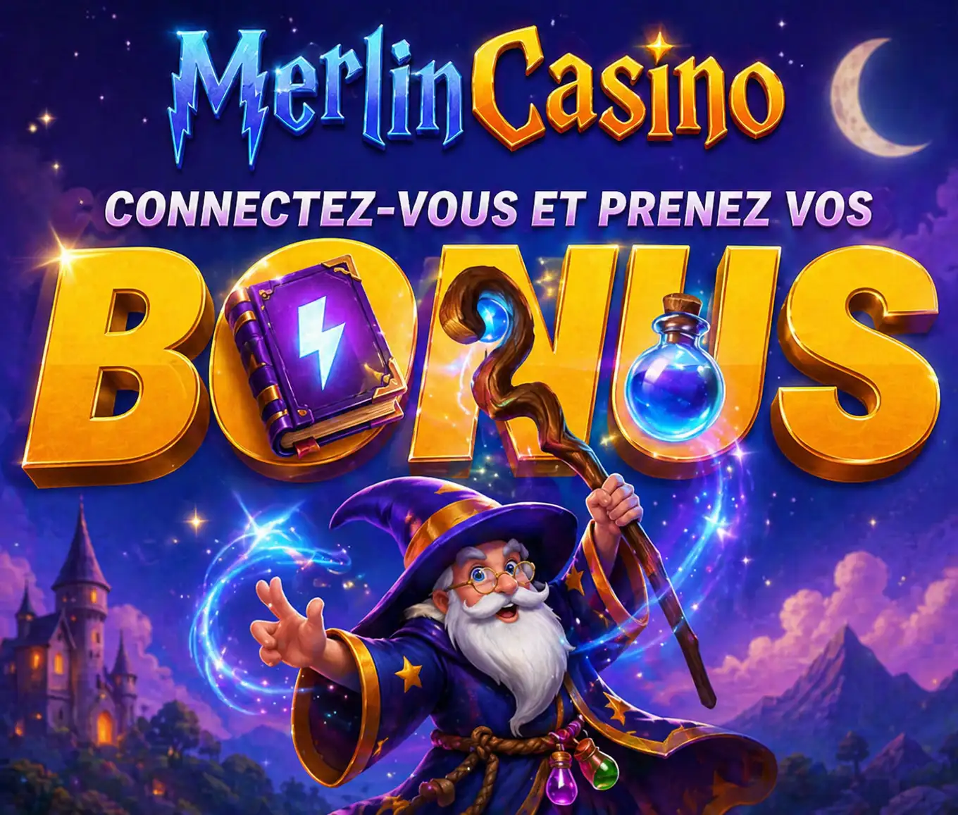 Bonus Merlin Casino inscription